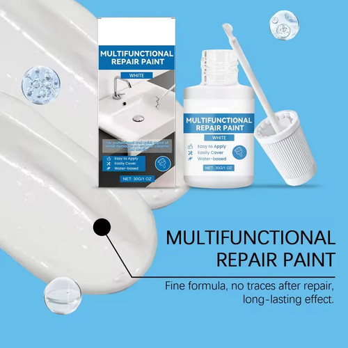White touch paint - white, repair