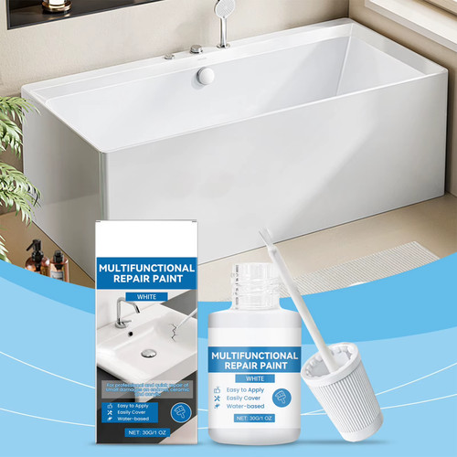 White touch paint - white, up